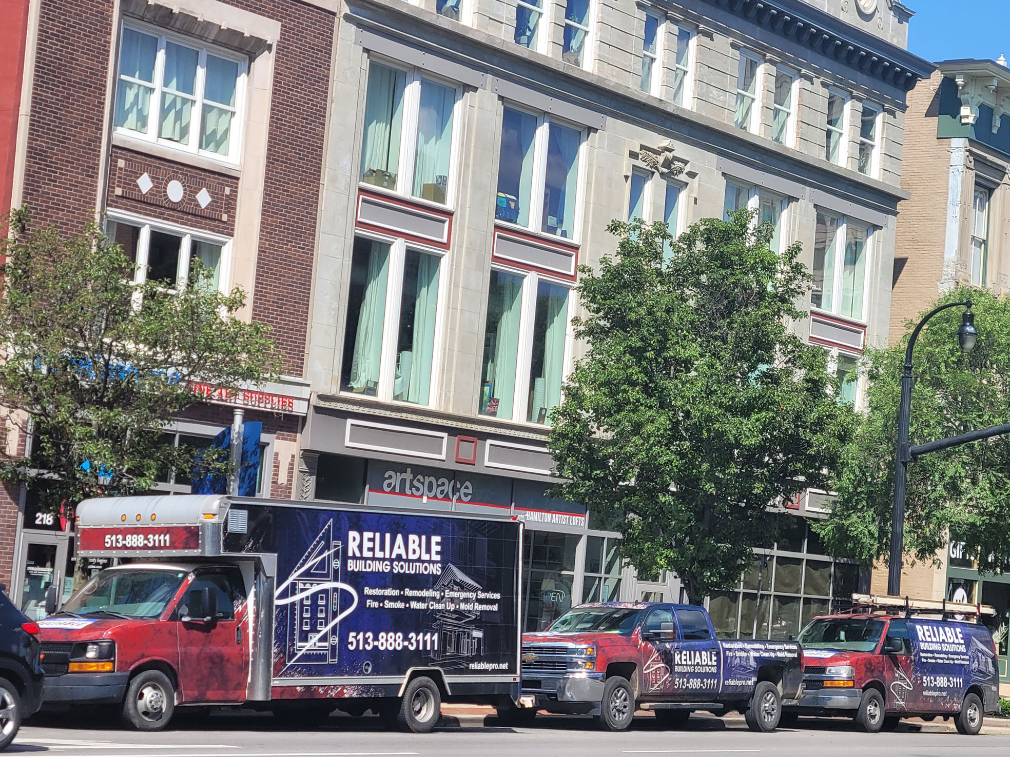 Reliable Building Solutions Company Trucks Image 2